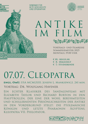 Promoposter für den Film Cleopatra